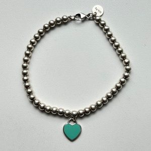 Tiffany & Co. Return to Tiffany Heart Tag Beaded Bracelet - Tiffany Blue Heart